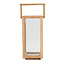 Nusa Penida Lantaarn L - 28x28x60cm - Naturel - Teakhout