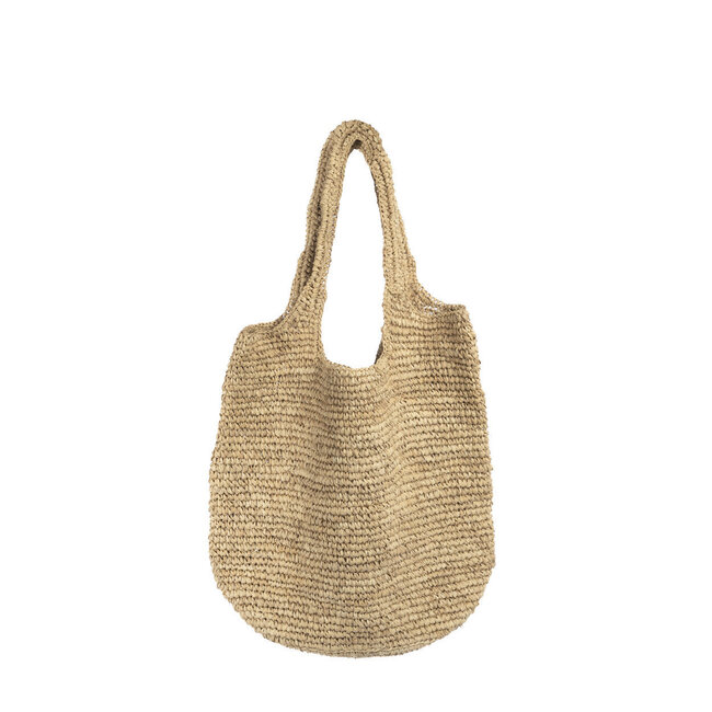 Te Quiero Shopper - 50x17x40cm - Naturel - Raffia