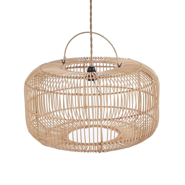 Hanglampkap Rotan Naturel Handgevlochten - De Arun L