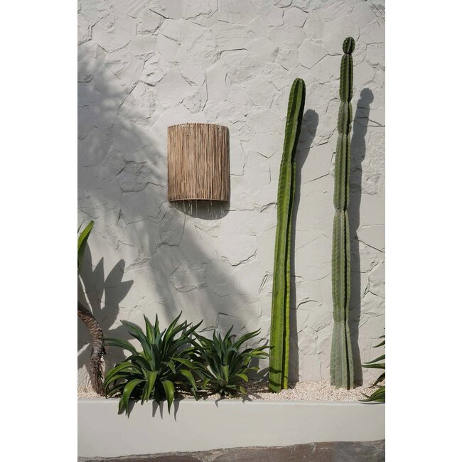 Kohei Wandlamp - 40x15x50 cm - Naturel - Sisal