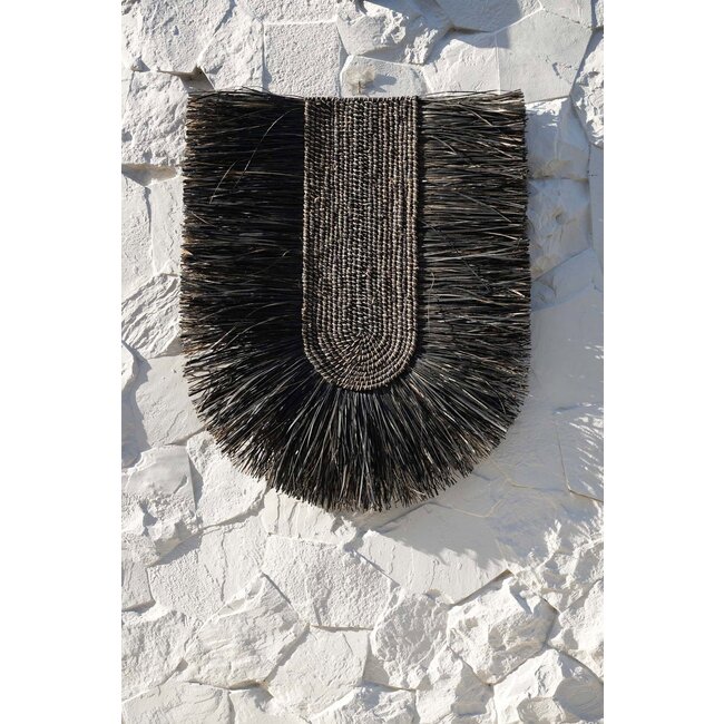 De Dada Wanddecoratie - 74x5x87 cm - Zwart - Gras