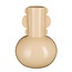 Vaas Beige Metaal - Ronde Design met Detail