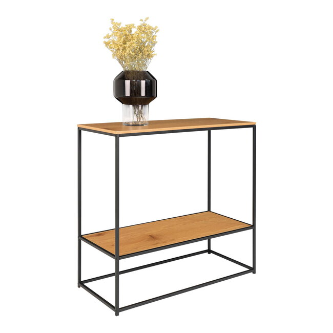 Industriële Console Tafel - Zwart Frame - Haltafel