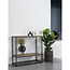 Industriële Haltafel Zwart Bruin - Sidetable