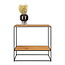 Industriële Haltafel Zwart Bruin - Sidetable