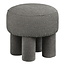 Poef Rond Charcoal Donkergrijs - Moderne Poef