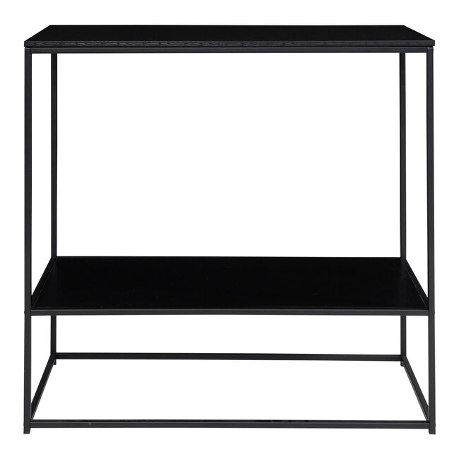 Industriële Haltafel Metaal Zwart - Sidetable