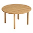 Salontafel Rond Massief Eikenhout Naturel