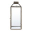 Lantaarn - Antiek Messing - Glas & Metaal - 35 cm