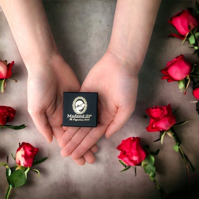 Zilveren Ketting met Rode Jade - 925 Sterling Zilver