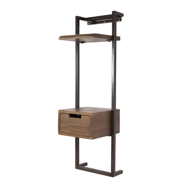 Nachtkastje Air Solid XS - Acaciahout Bruin