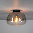 PS-Collection Plafondlamp Pulse Shaded - Smoke Grey Glas & Metaal