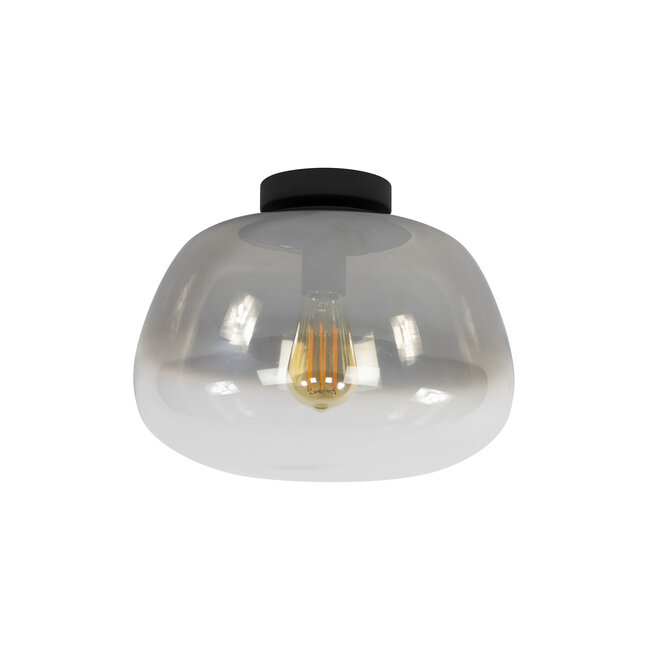 Plafondlamp Smoke Grey Glas 1 Lichtpunt - Pulse Shaded