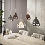 Hanglamp Amber Koper Chroom Glas 5-Lichts - Wings