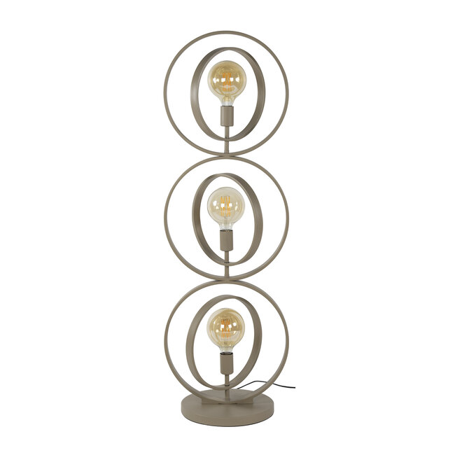 Vloerlamp Beige Metaal 3 Lichtpunten - Turn Around