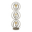 Vloerlamp Beige Metaal 3 Lichtpunten - Turn Around