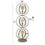 PS-Collection Vloerlamp Turn Around - Metaal Beige 3-lichts