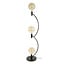PS-Collection Vloerlamp Metaal Bronskleur - 3L Gebogen Design