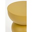Bijzettafel Rond Metaal Okergeel - Modern Design