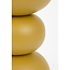 Bijzettafel Rond Metaal Okergeel - Modern Design
