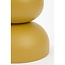 Bijzettafel Rond Metaal Okergeel - Modern Design