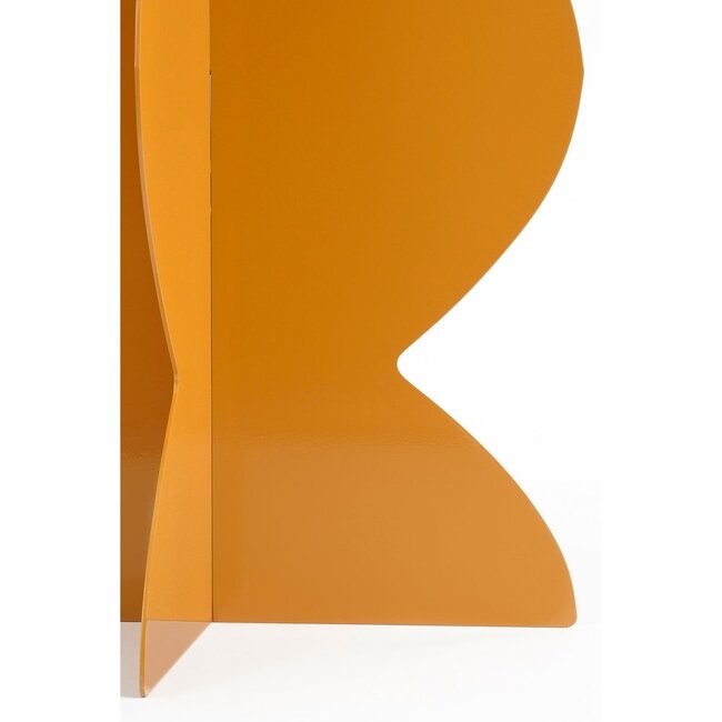 Bijzettafel Metaal Karamelbruin - Modern Design