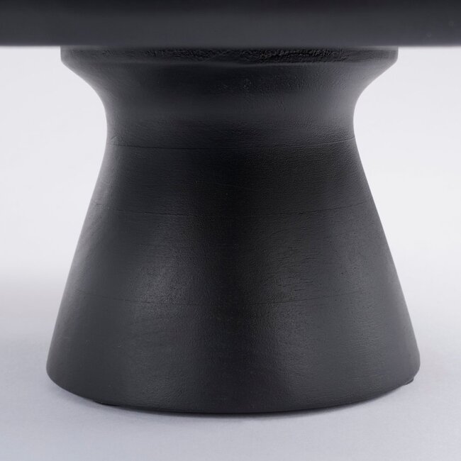 Taartplateau Mangohout Zwart - Houten Serveerschaal