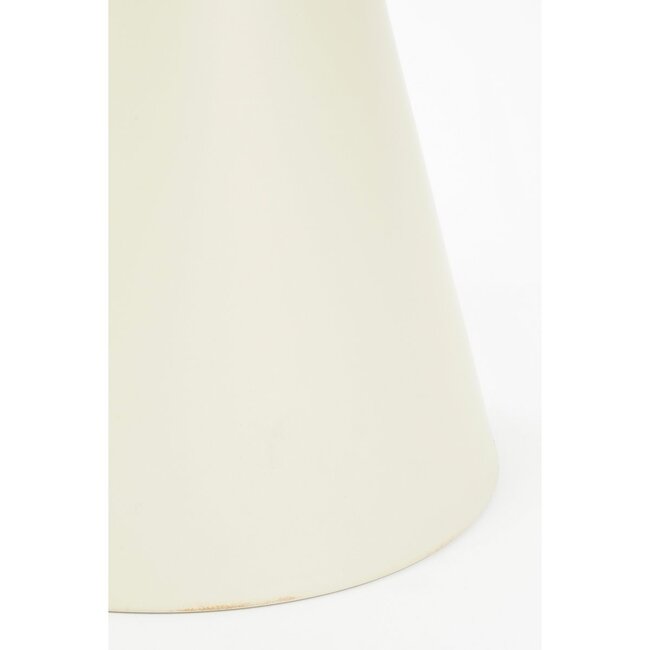 Bijzettafel Metaal Off-White - Modern Design