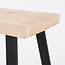 Houten Bank Lichtbruin - Zitmeubel Hout & Metaal