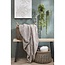 Houten Bank Beige Zwart Metaal - Halbank