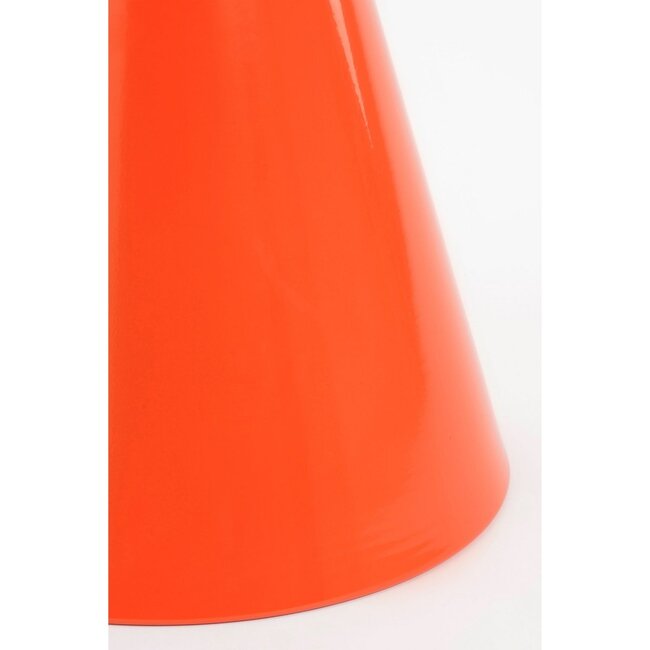 Bijzettafel Metaal Oranje - Moderne Design Tafel