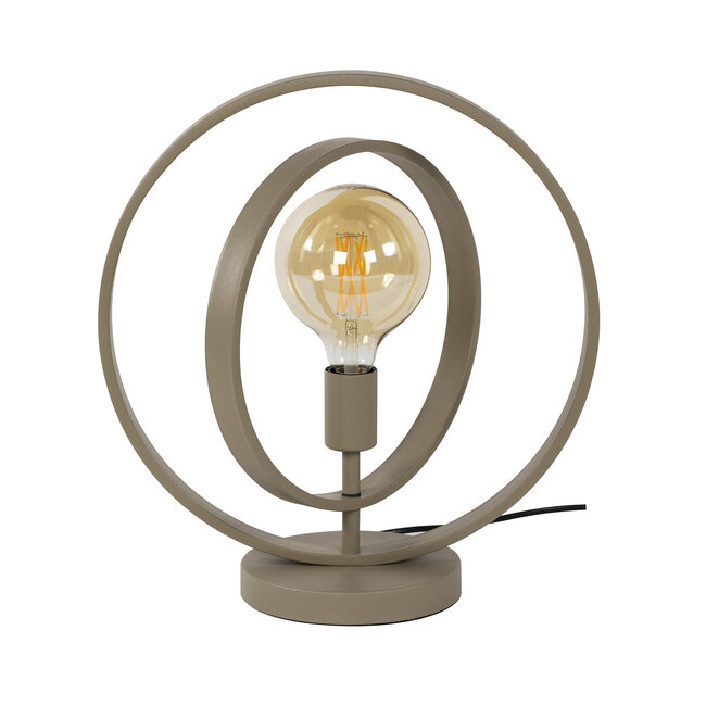 Tafellamp Metaal Beige 1 Lichtpunt - Turn Around