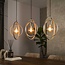 Hanglamp Metaal Beige 3 Lichtpunten - Turn Around