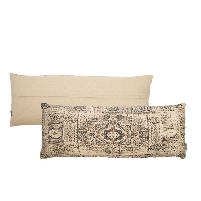 Sierkussen Katoen Beige Dessin - Langwerpig Kussen