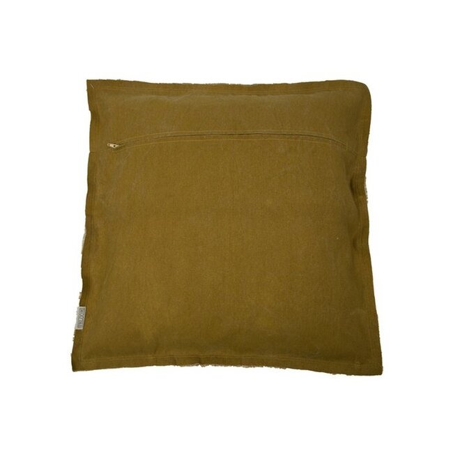 Sierkussen Katoen Mosterd - Decoratief Kussen