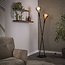 Vloerlamp Koper Chroom Glas 2 Lichtpunten - Wings