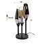 Tafellamp Cocoon 3L - Glas & Zwart Metaal