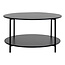 Industriële Salontafel - Rond - Moderne Zwarte Tafel
