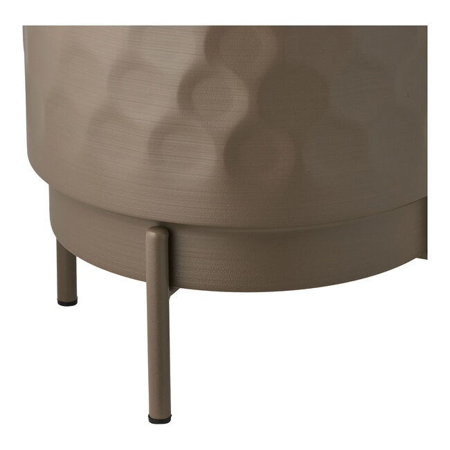 Bloempot - Metaal - Bruin - Sfeervolle Plantenhouder