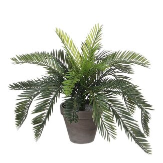 Kunstplant Cycas Palm in Pot Groen - Decoratie Plant
