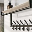 Kapstok Terra met Hoedenplank - Brons & Travertine