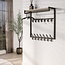 Kapstok Terra Hoog - Bronskleur & Travertine-look