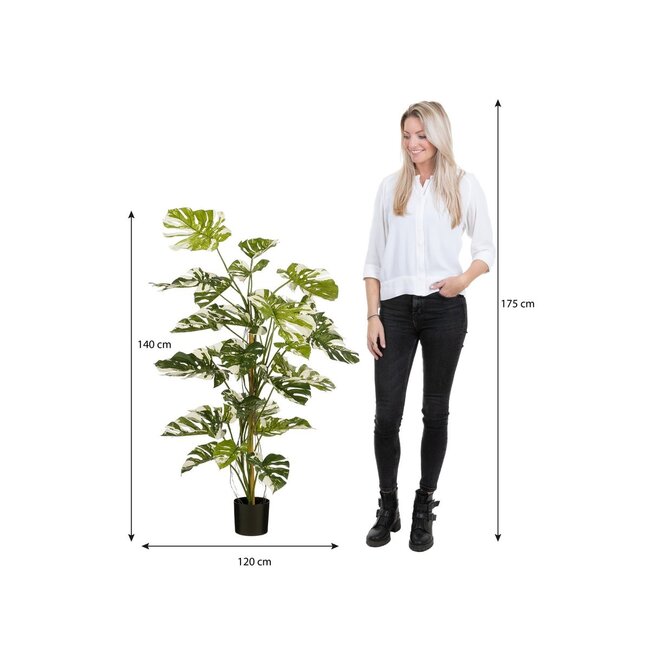 Kunstplant Monstera Groen - Decoratieplant Binnen
