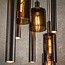 Hanglamp Sienna Bruin Glas 9 Lichtpunten - Sepiora