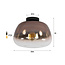 Plafondlamp Koper Glas 1 Lichtpunt - Pulse Shaded