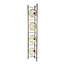 Vloerlamp Amber Glas Brons Metaal 4-Lichts - Soll