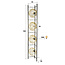 Vloerlamp Amber Glas Brons Metaal 4-Lichts - Soll