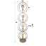 PS-Collection Vloerlamp Turn Around 4-lichts - Beige/Metaal