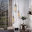 Hanglamp Turn Around Getrapt 3-lichts - Beige/Metaal