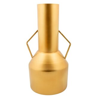 Goudkleurige Vaas Metaal - Elegant Modern Design